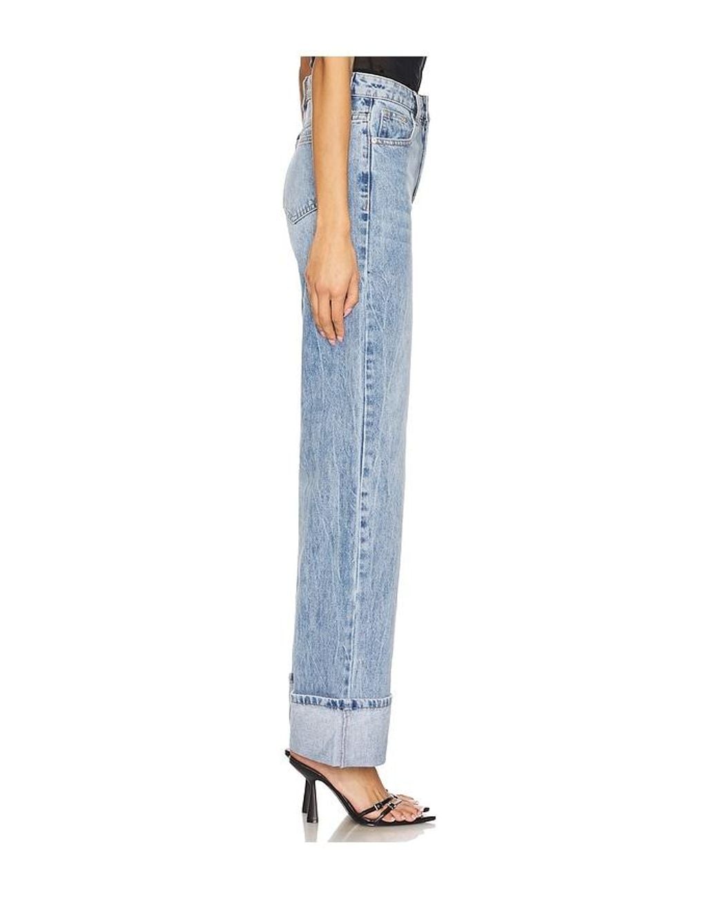 superdown Blue Lulu Cuffed Jeans