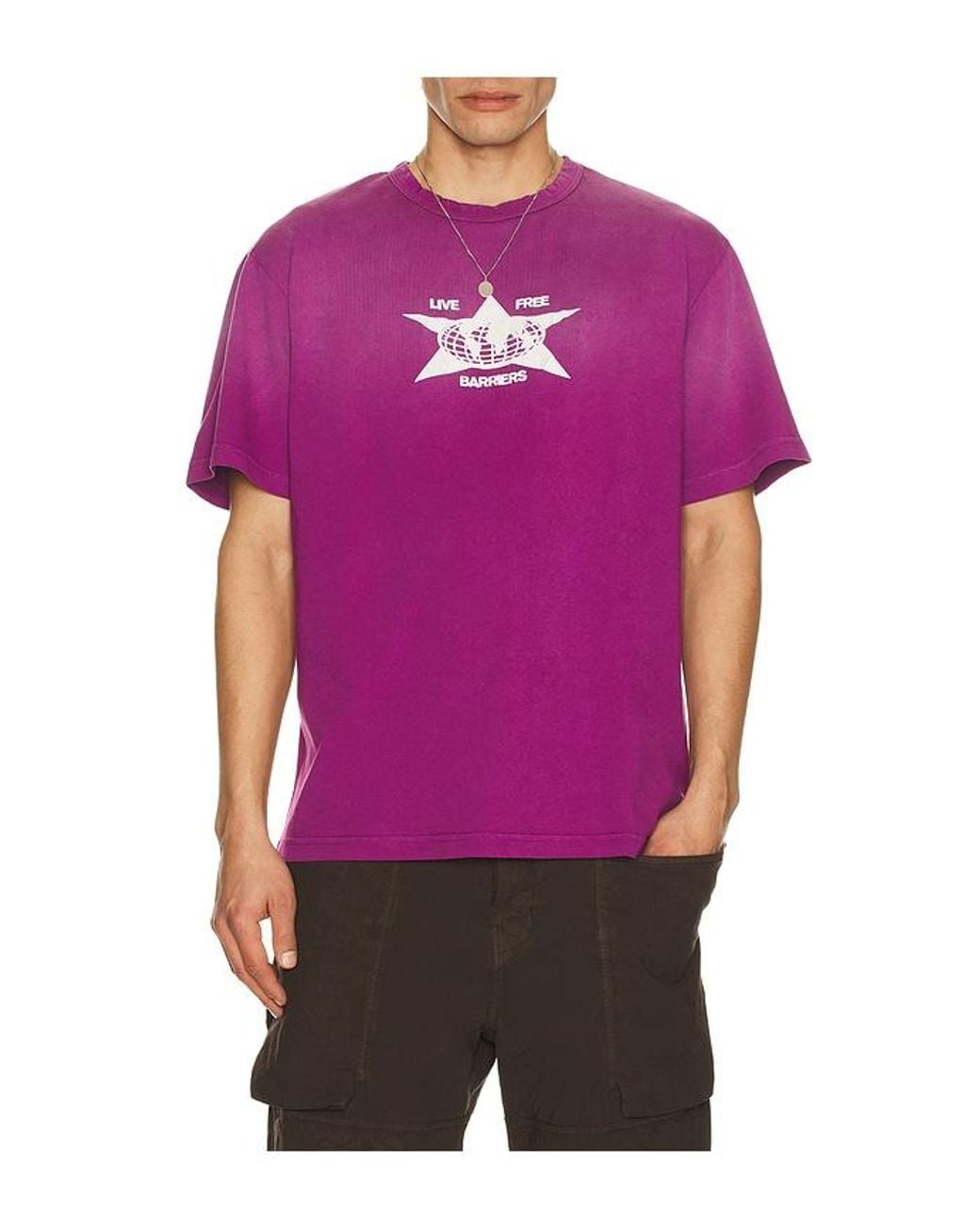 Barriers Worldwide Pink 3-Pack Logo T-Shirts for men