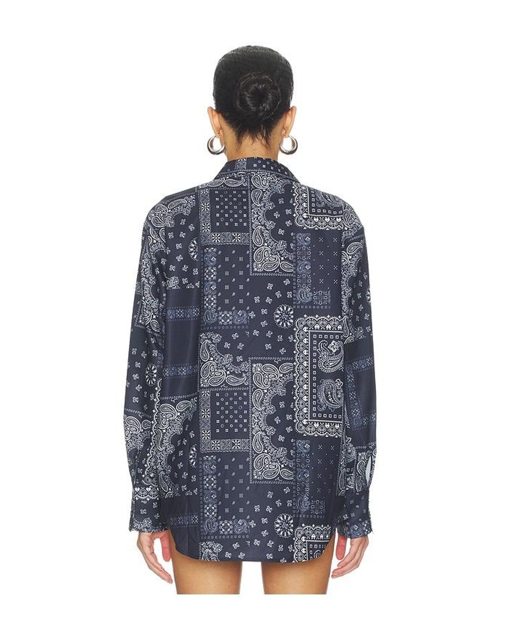 superdown Blue Pridget Oversized Button Down