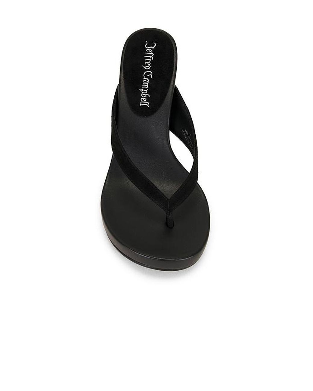 Jeffrey Campbell Black Liezel Flip Flop Sandal