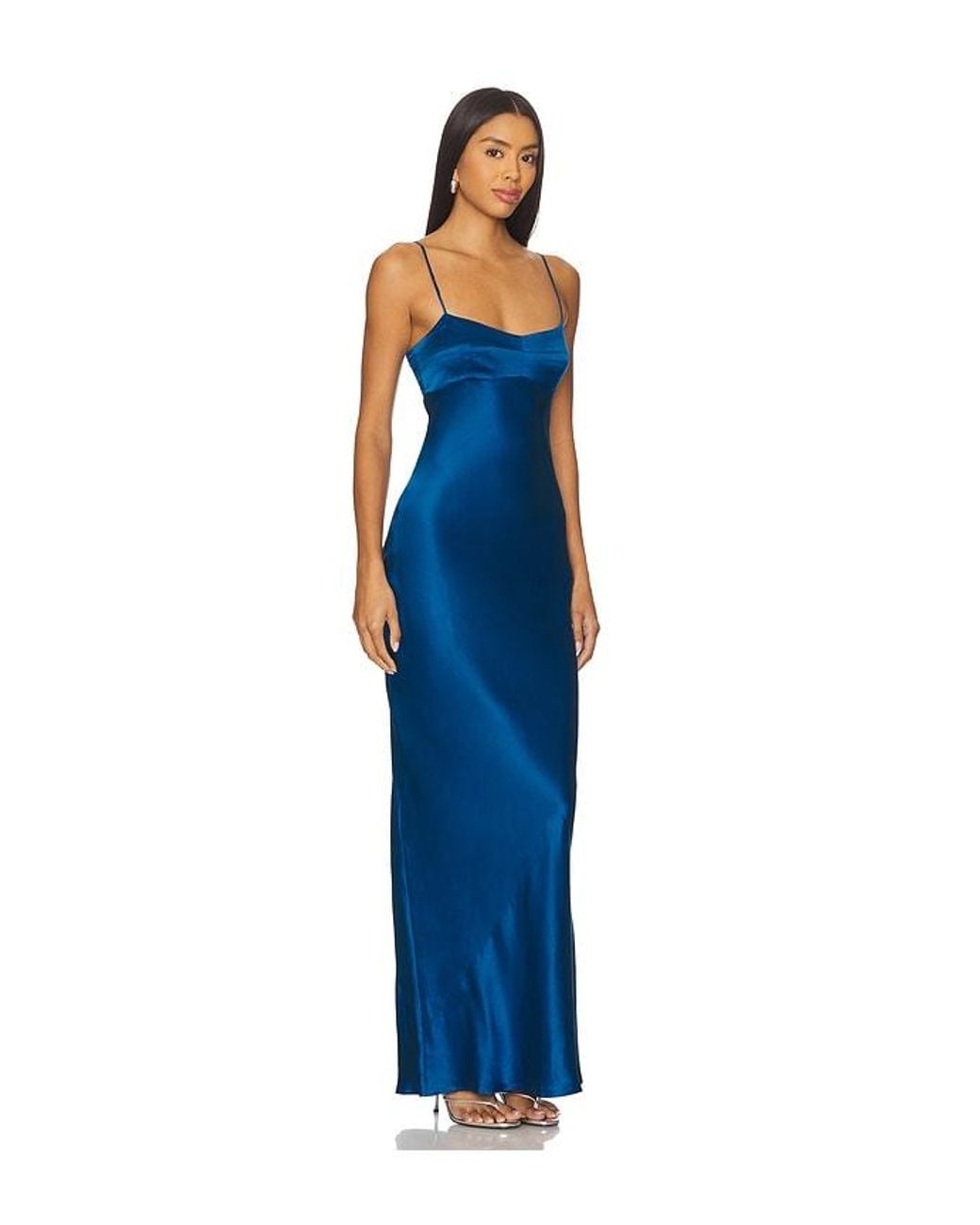 Amanda Uprichard Blue Janeiro Maxi Dress
