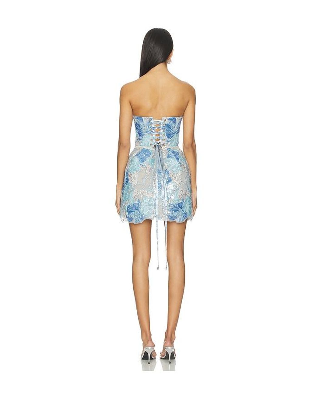 Bronx and Banco Blue Jasmine Maraya Strapless Mini Dress