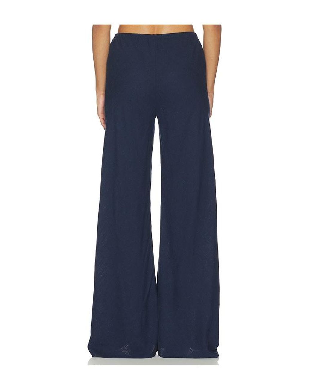 La Ligne Blue Linen Colby Pant