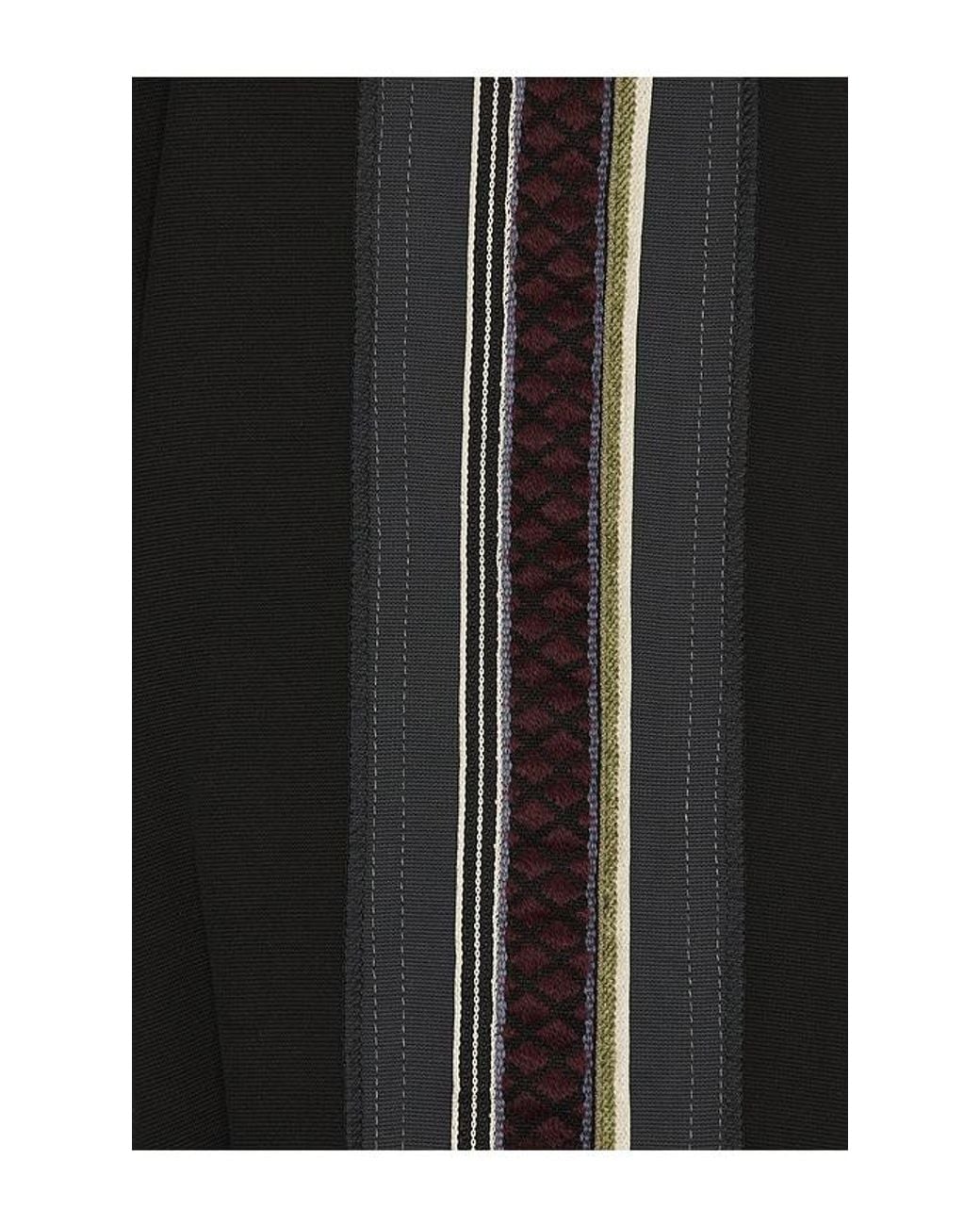 JUNGLES Black Triple Taping Pant for men