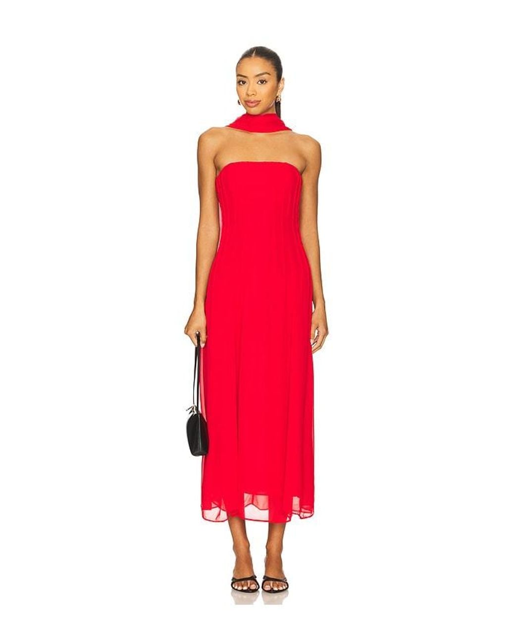 House of Harlow 1960 X Revolve Nikki Midi Dress in Red | Lyst