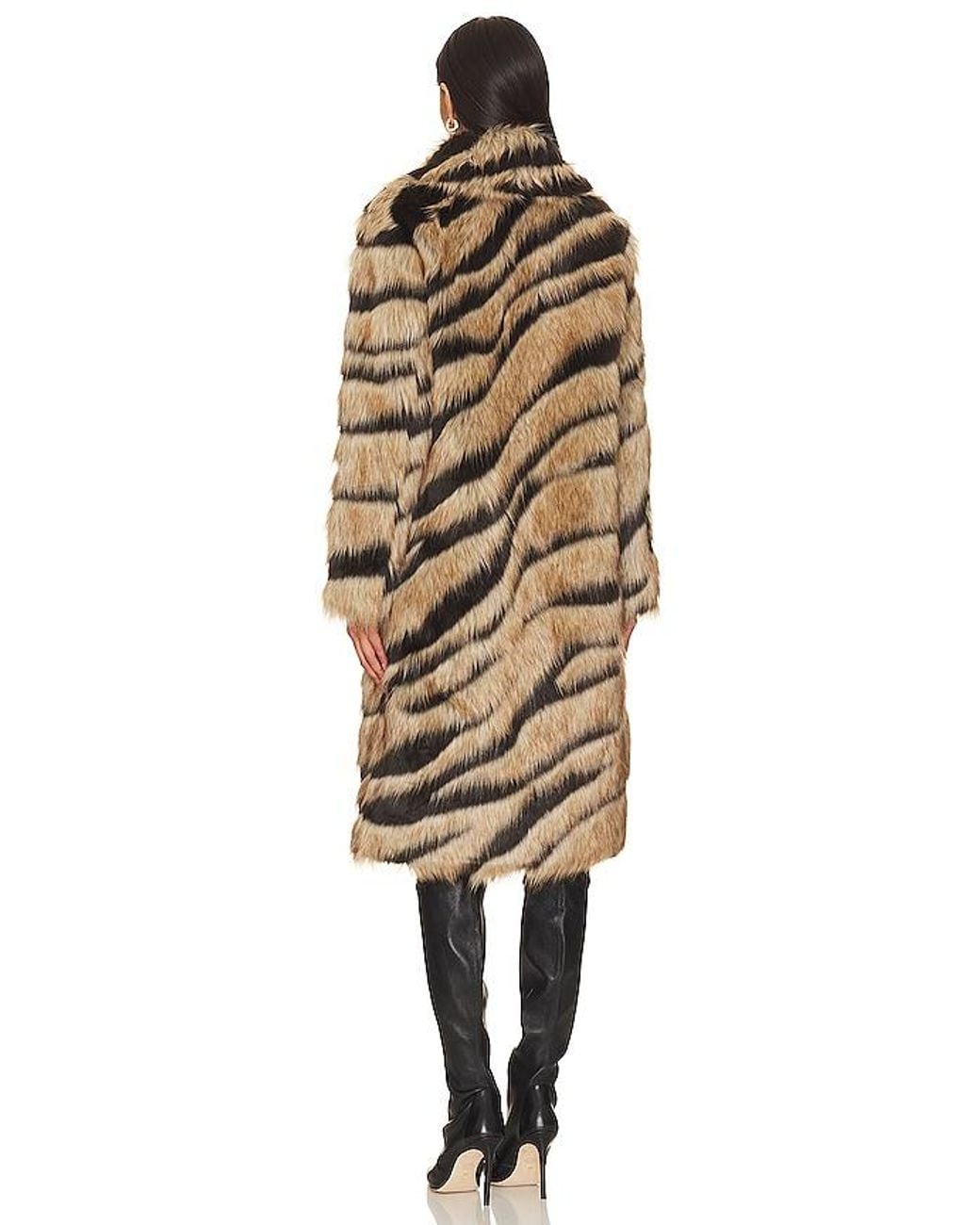 Unreal Fur Natural Bengal Kiss Coat
