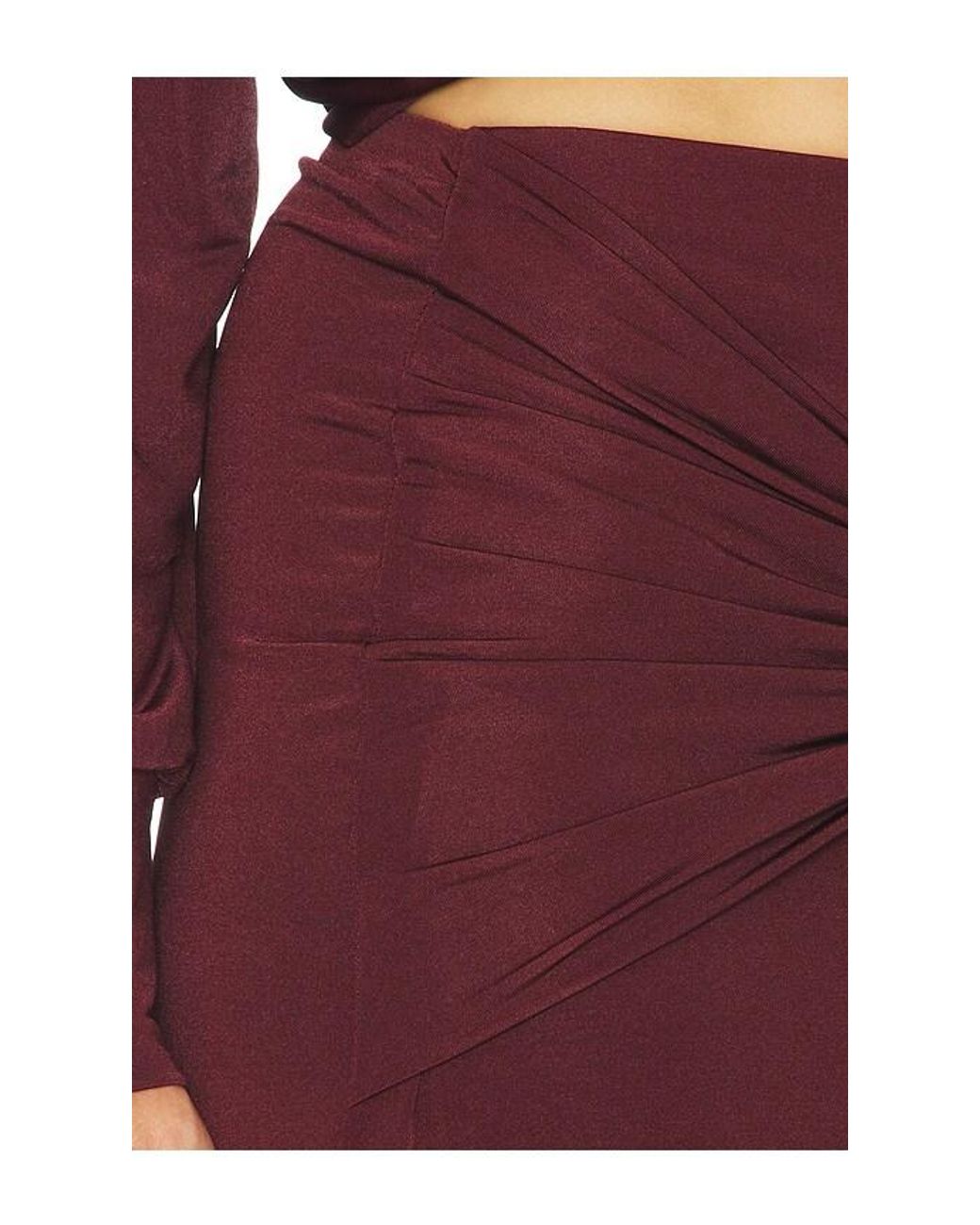 PATBO Red Helo Jersey Long Skirt