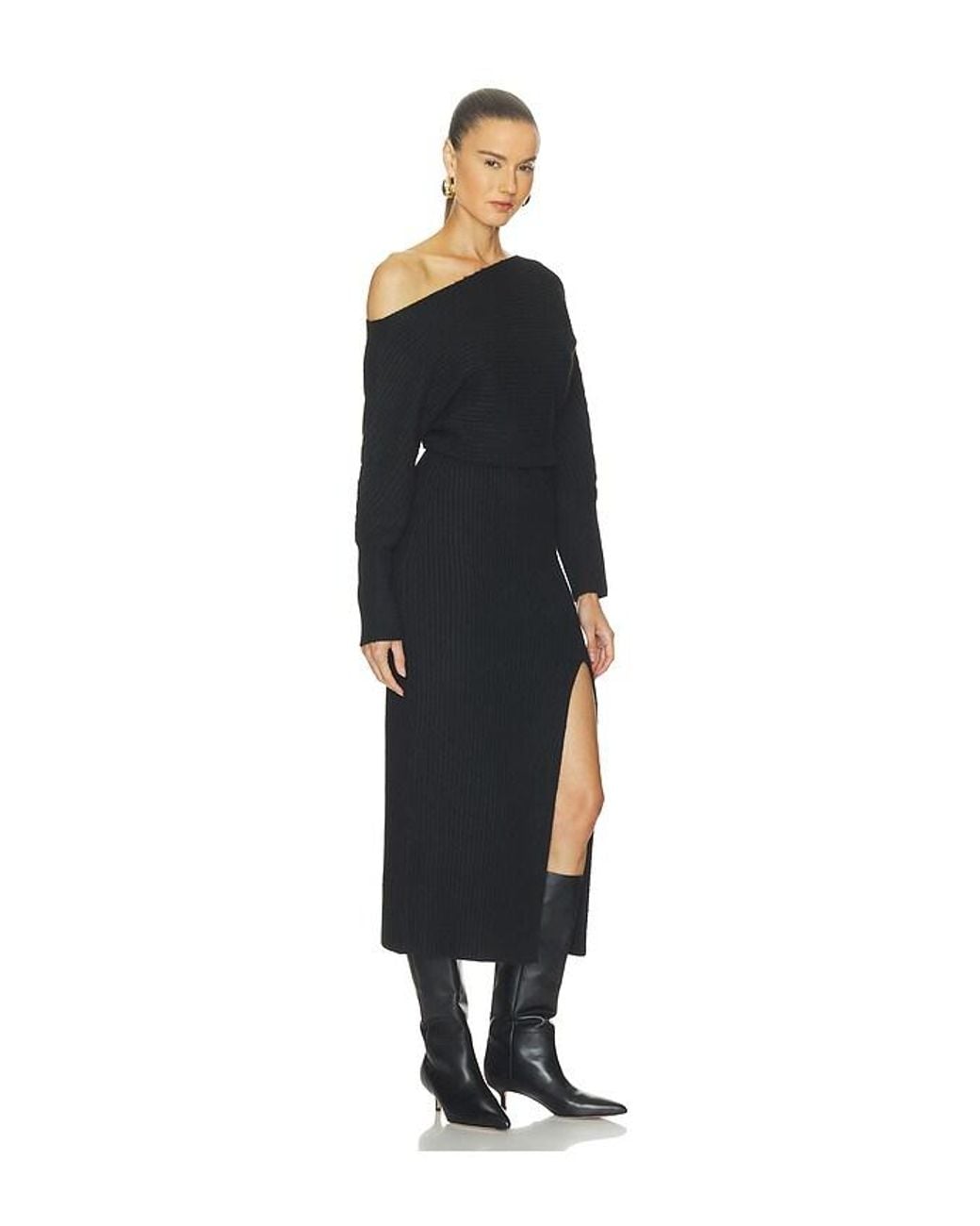 Line & Dot Black X Revolve Alta Sweater Dress