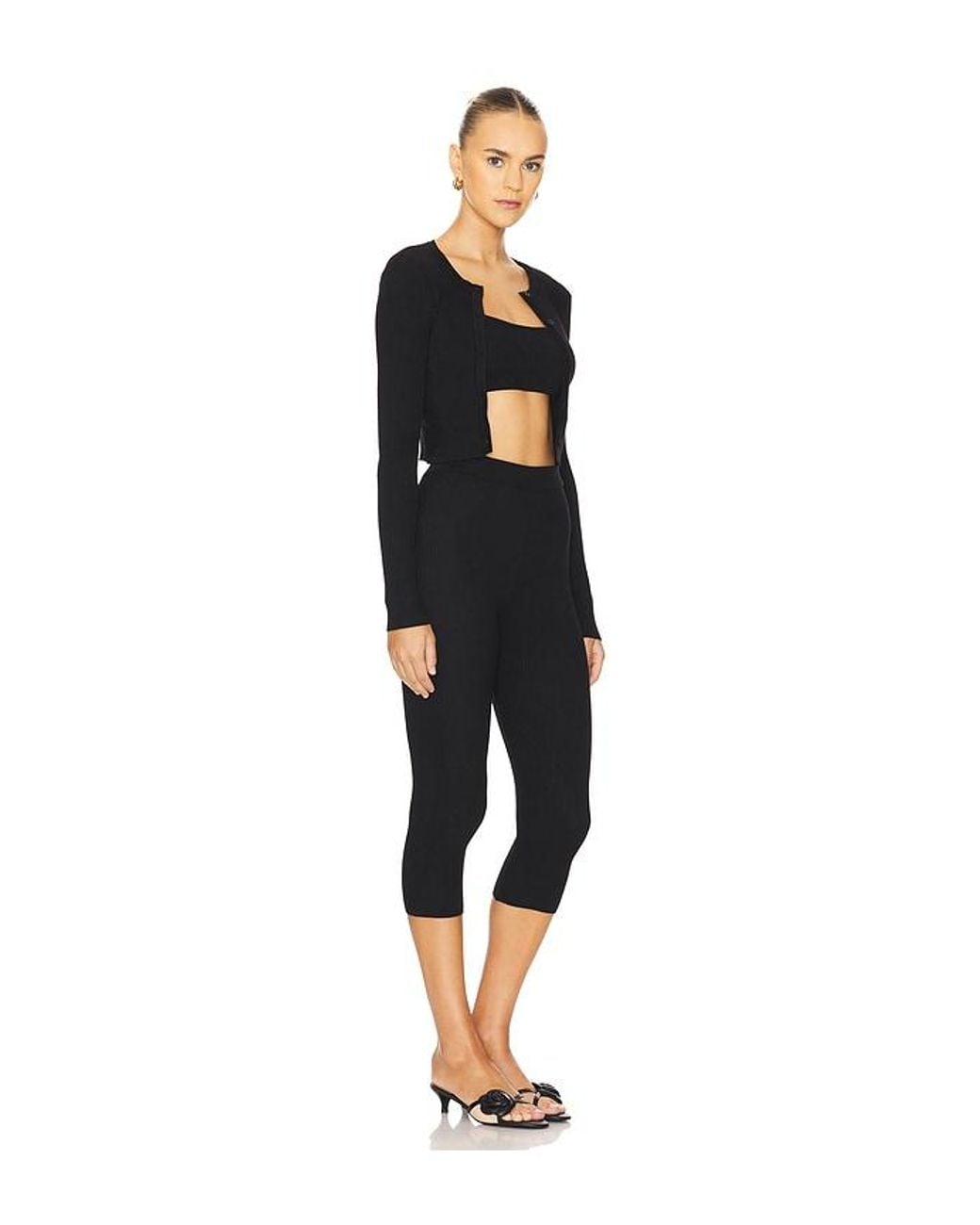 ALL THE WAYS Black Jude Knit Set
