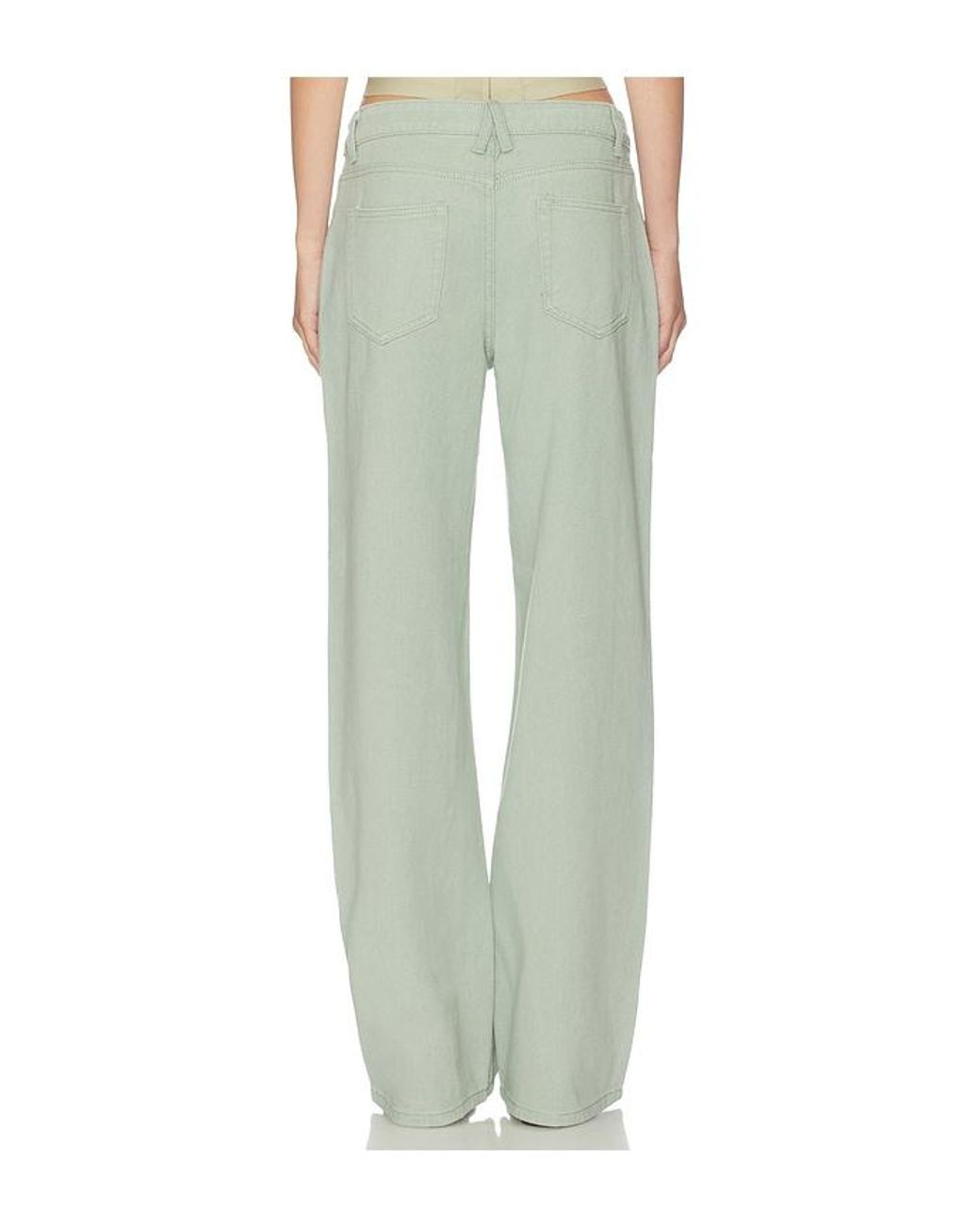Lioness Green Penny Jeans