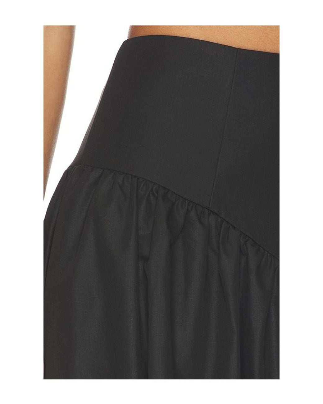 MORE TO COME Black Amaya Maxi Skirt