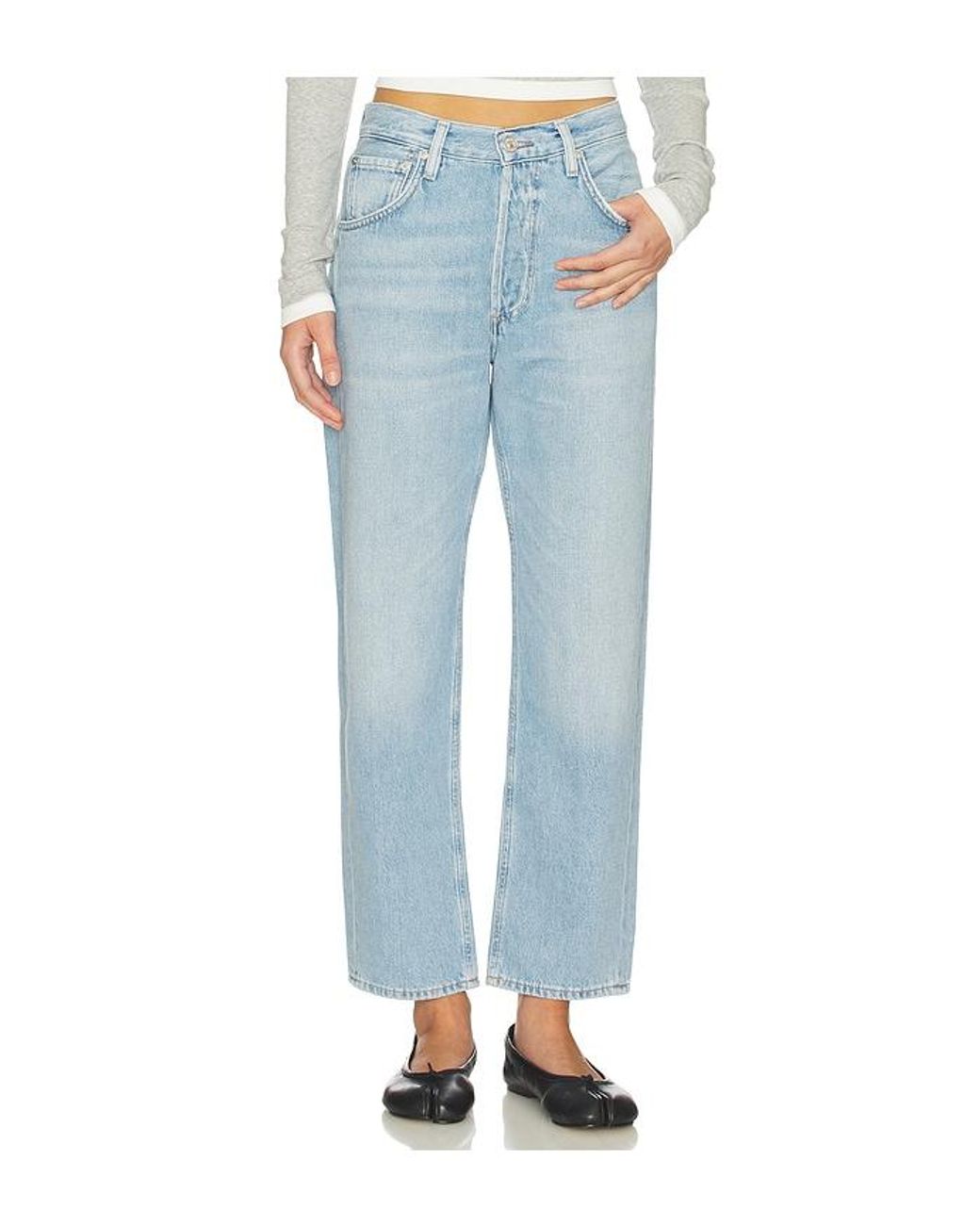 Citizens of Humanity Blue Winslow Boyfriend Jeans