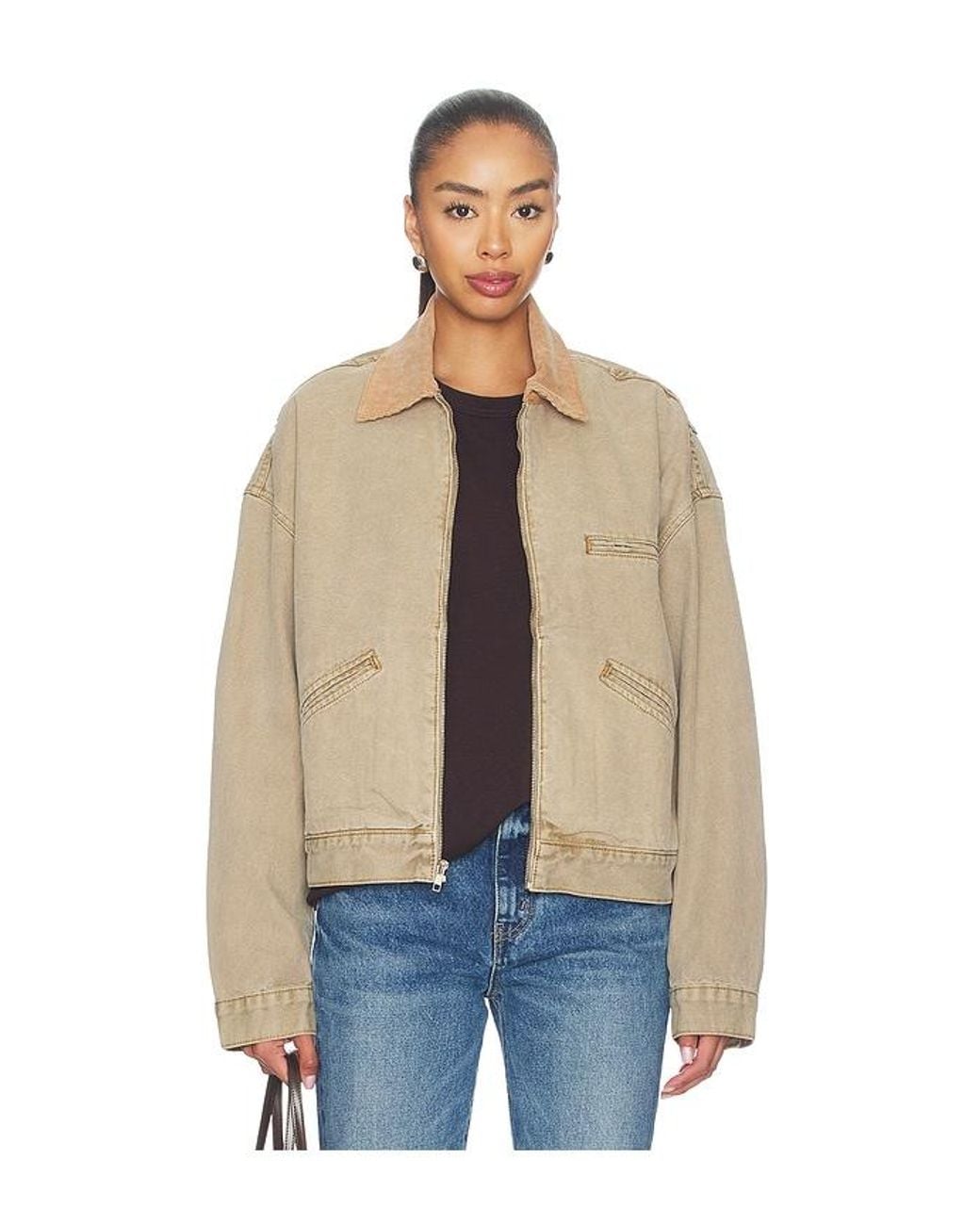 SLVRLAKE Denim Blue Camden Garage Jacket
