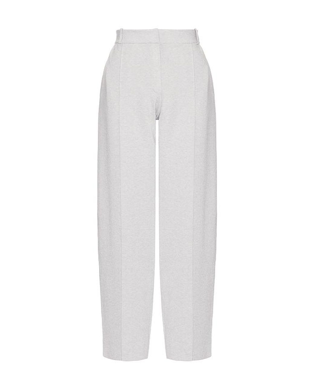 SRG White Marielle Knit Tapered Pant