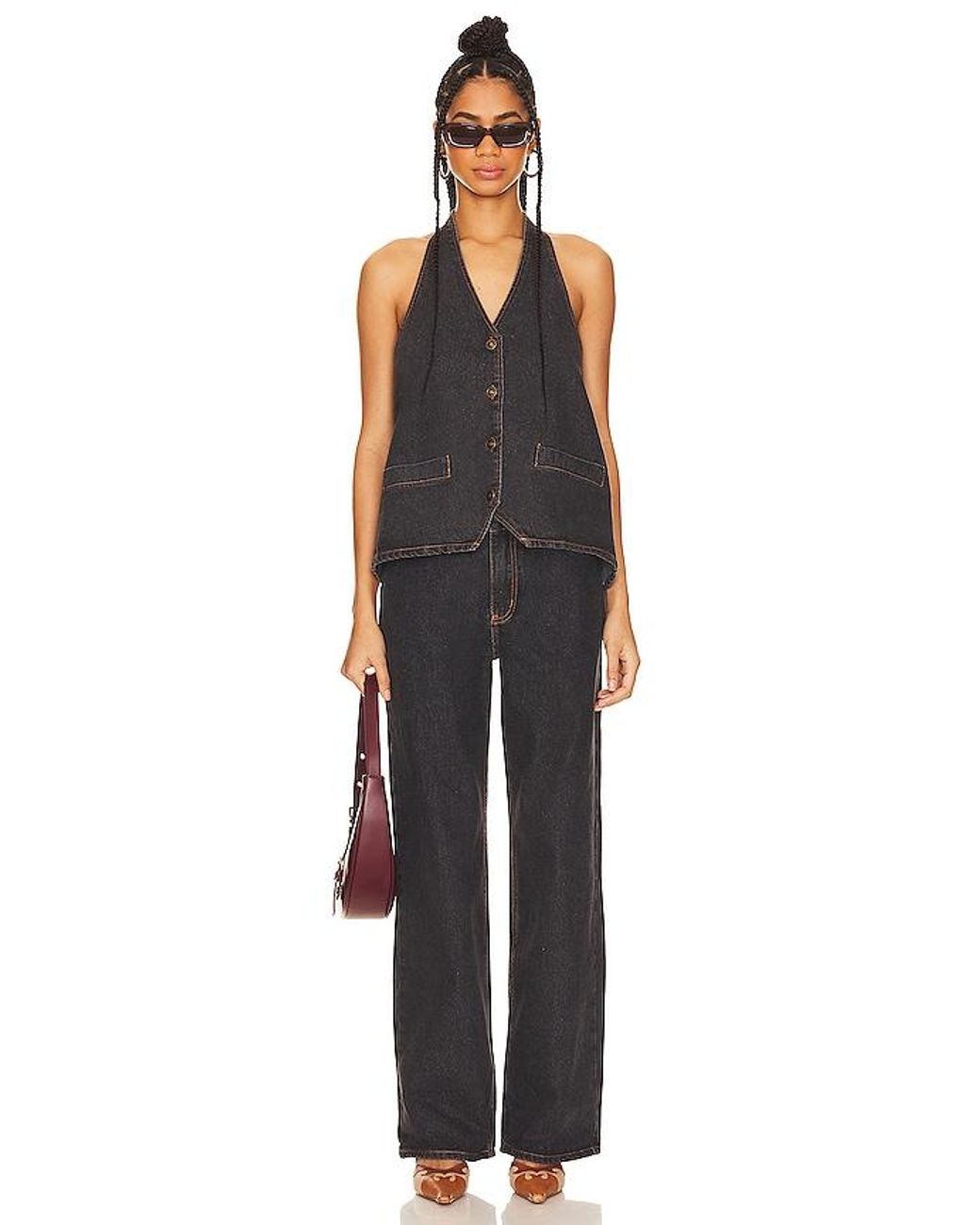 Lioness Black Top Model Jeans