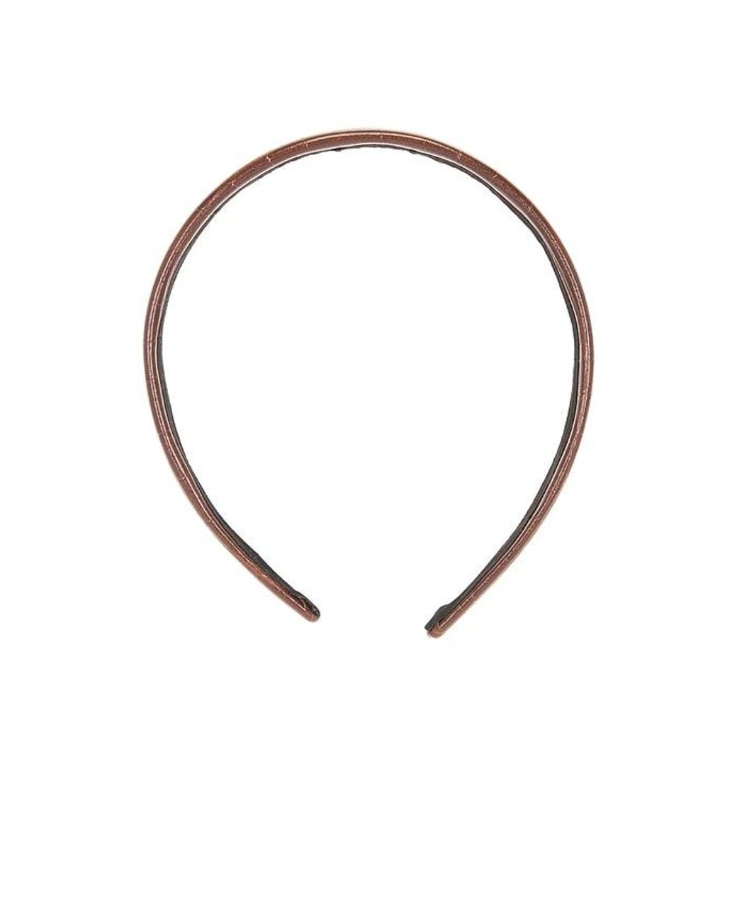 Frasier Sterling Black Croc Headband Set