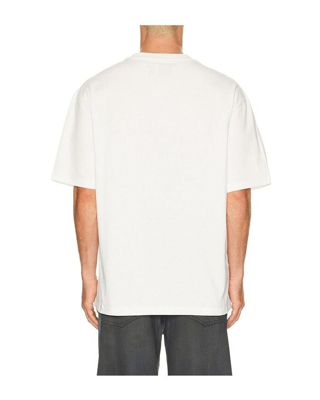 Feng Chen Wang White Deconstruction Tee for men