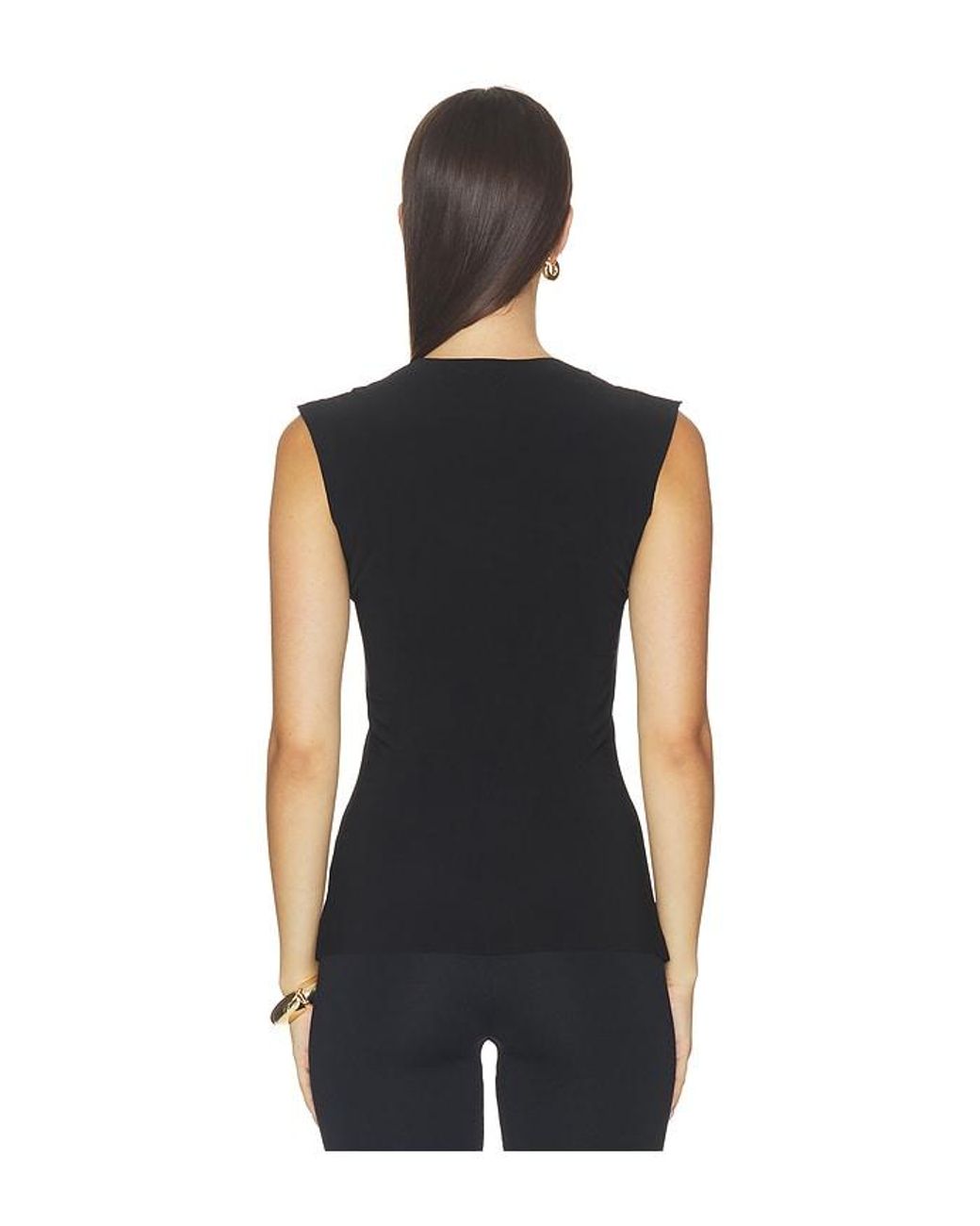 Norma Kamali Black X Lifestyle Sleeveless Top