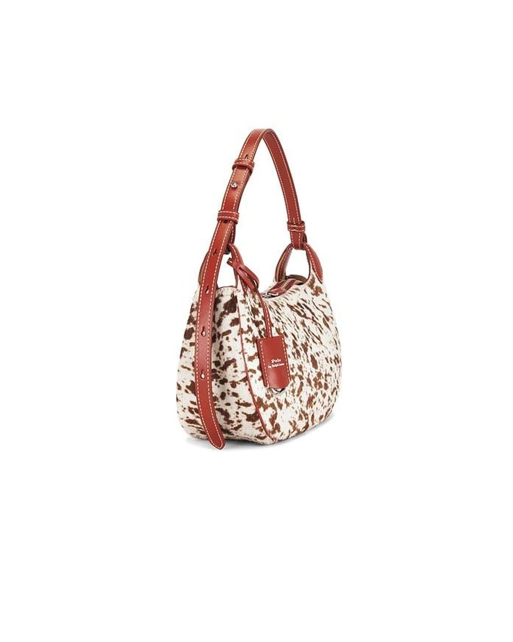 Polo Ralph Lauren Multicolor Haircalf Shoulder Bag