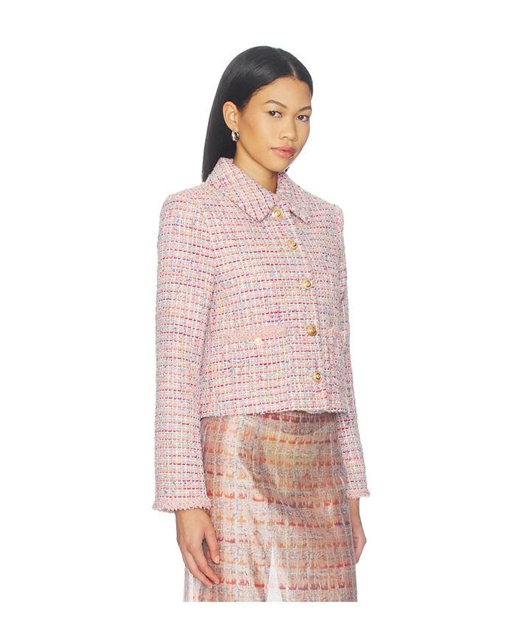Lovers + Friends Pink Gemi Jacket