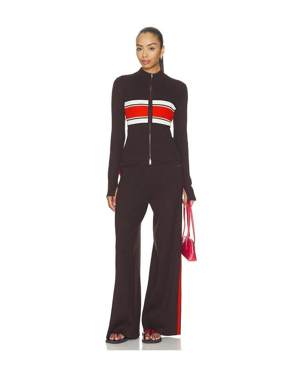 P.E Nation Red Solar Knit Jacket