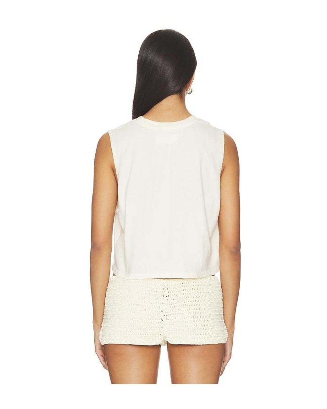 Spiritual Gangster White Soul Guide Spirit Cropped Tank Top
