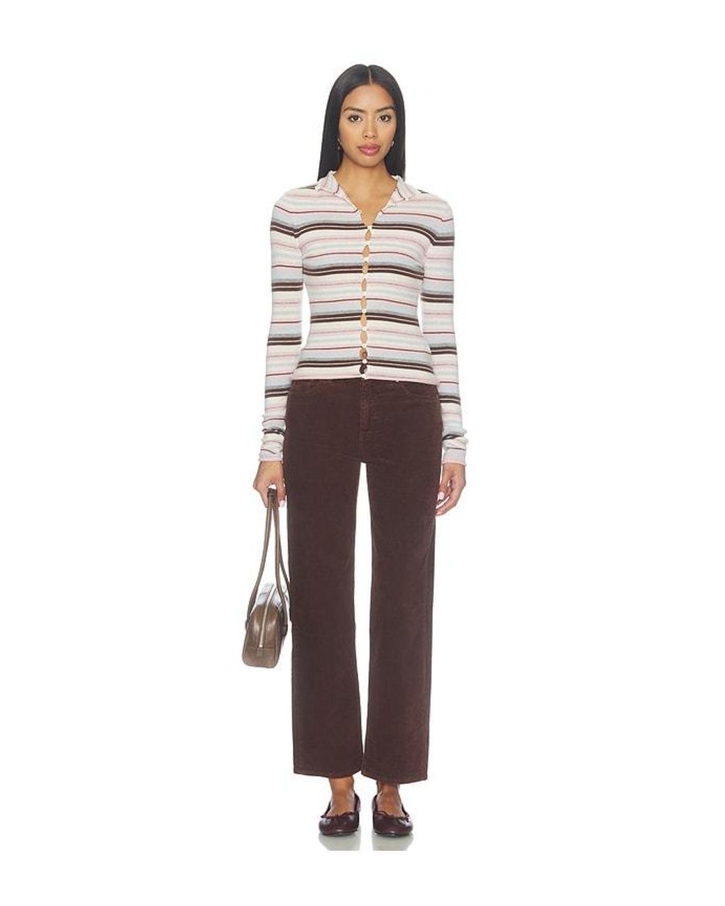 AG Jeans Brown Brinley Straight Leg Jeans