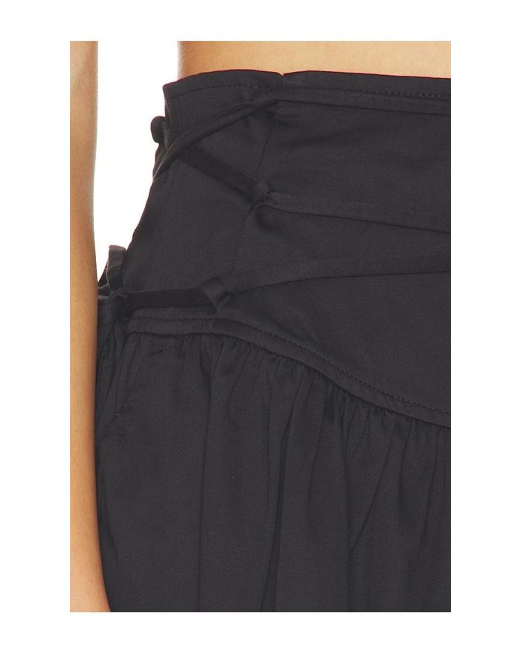 MAJORELLE Black Lyra Skirt