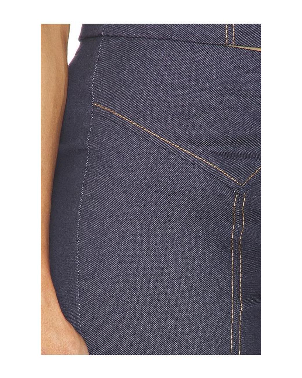 BY.DYLN Blue Tariq Capri Jeans