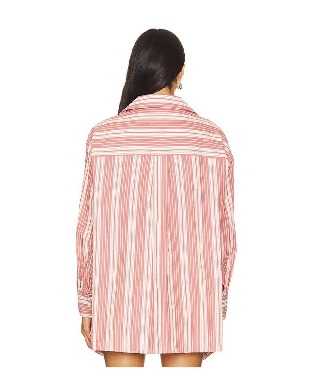 Faithfull The Brand Pink Capri Shirt