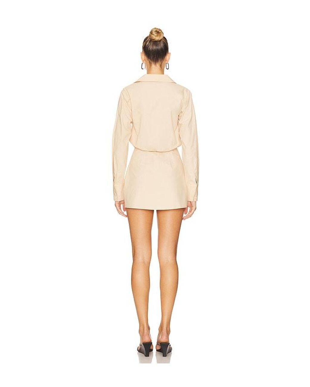 ALL THE WAYS Natural Annamarie Mini Dress