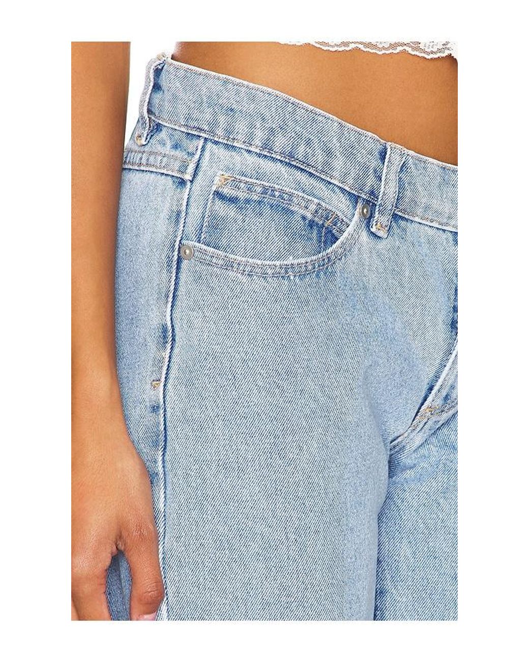 A.Brand Blue Midweight Straight Leg Denim Jeans