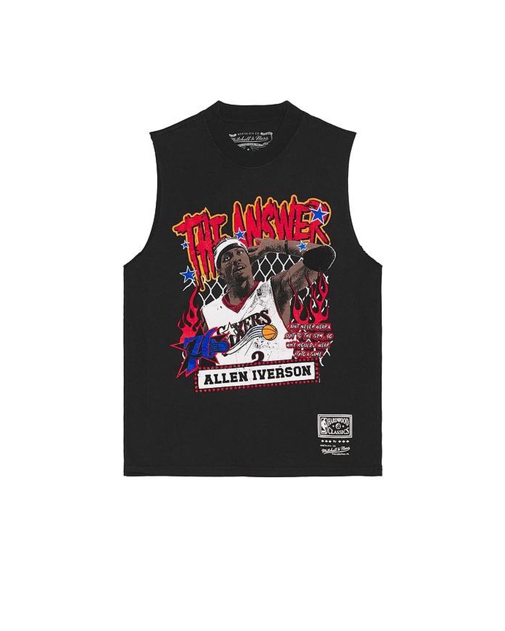 Mitchell & Ness Top in Black für Herren