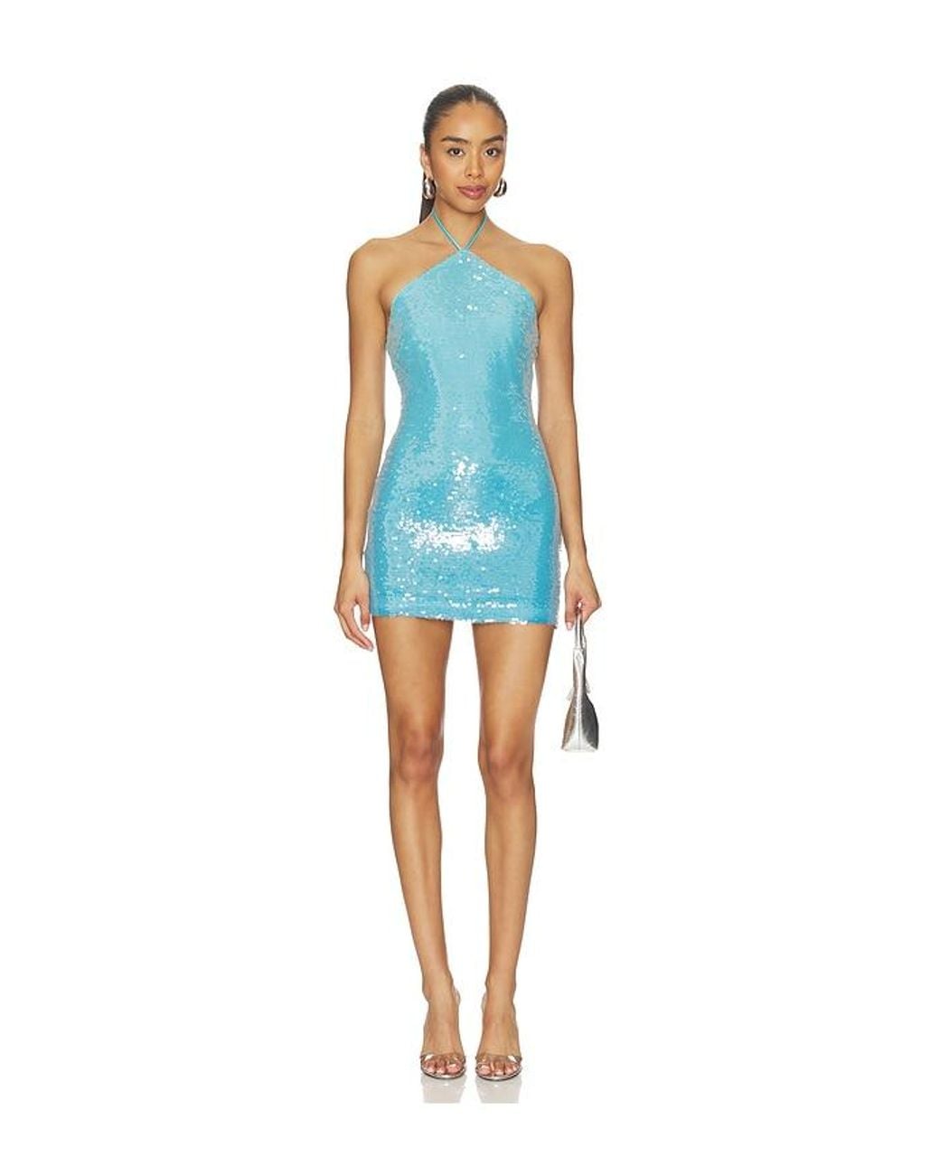 Lovers + Friends Blue Enid Mini Dress