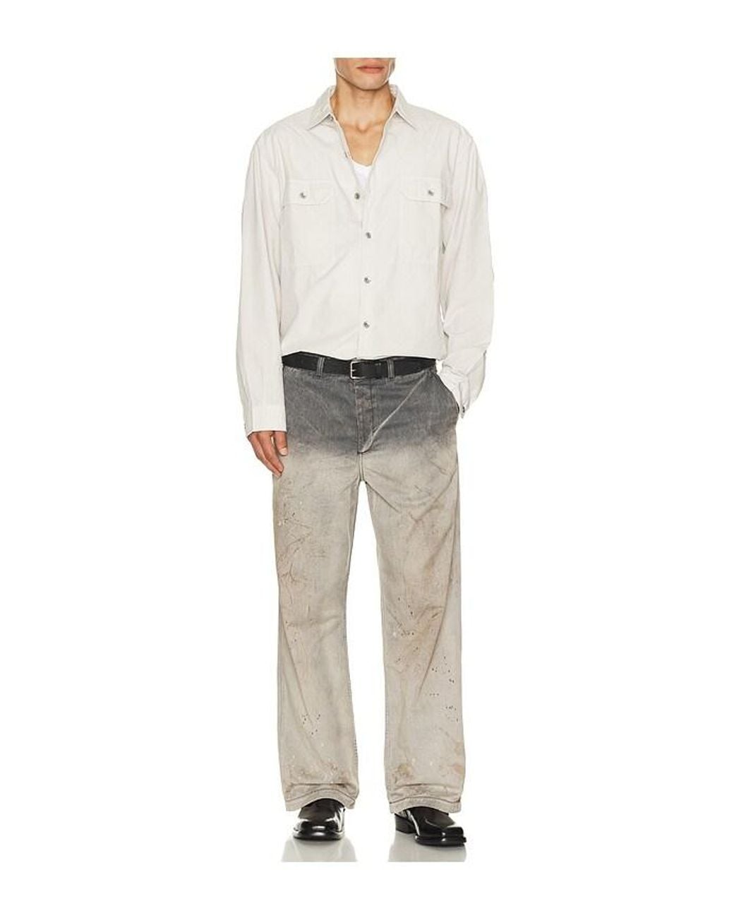 Our Legacy Gray Rig Chino Pant for men
