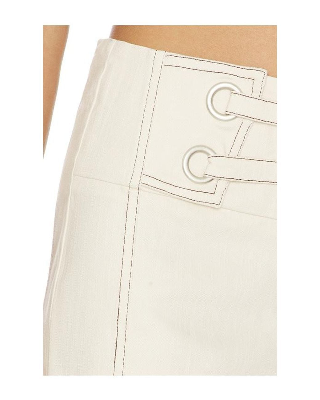 BY.DYLN White Emmett Pant