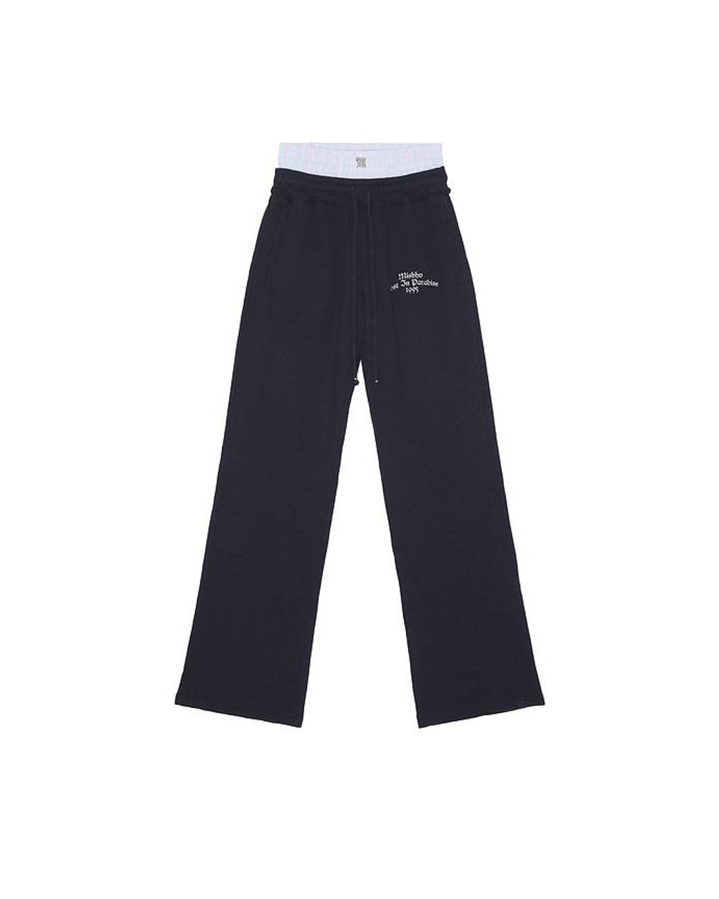 M I S B H V Blue 2In1 Stripe Sweatpants for men