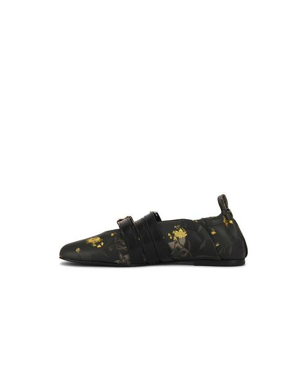 Ganni Black Sue Triple Ballerina