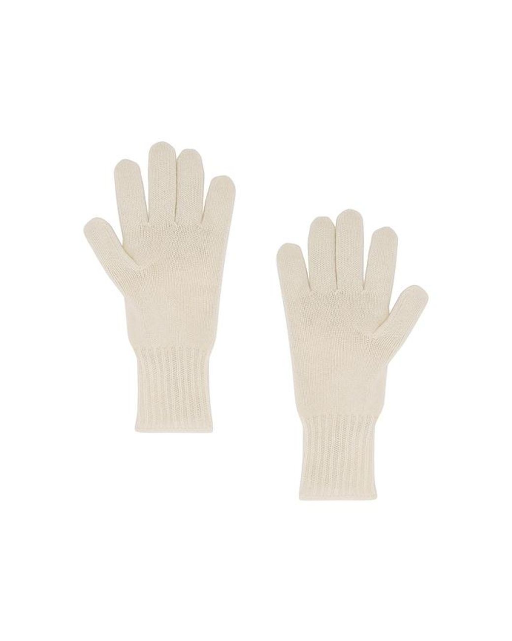 Hat Attack White Cashmere Gloves