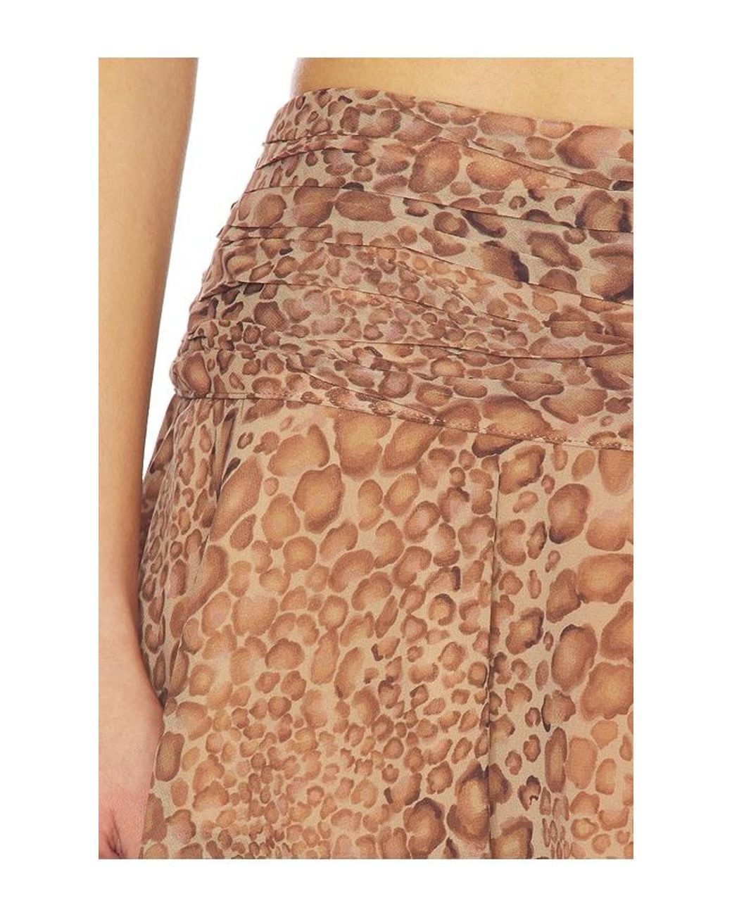 GUIZIO White Eda Mini Skirt