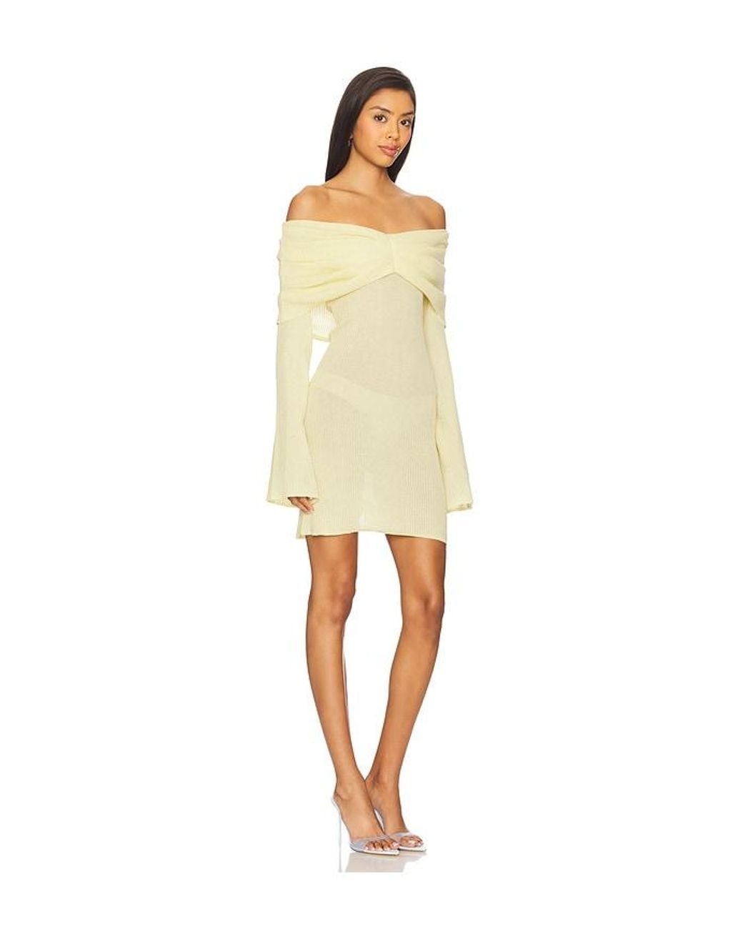 SER.O.YA Natural Xen Knit Mini Dress