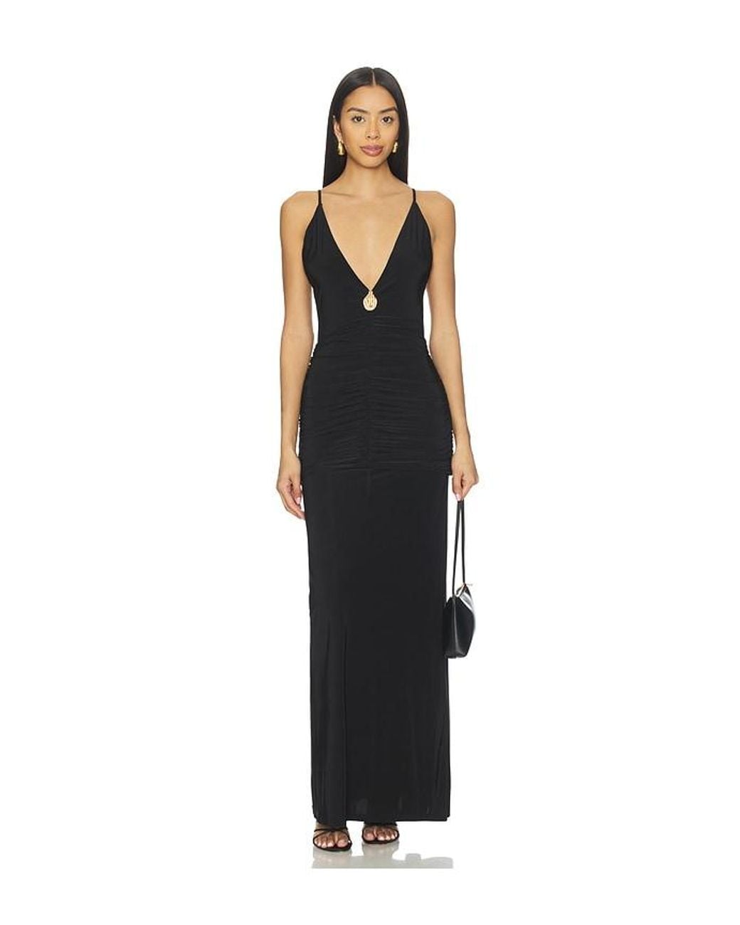 Lovers + Friends Black Eugene Gown