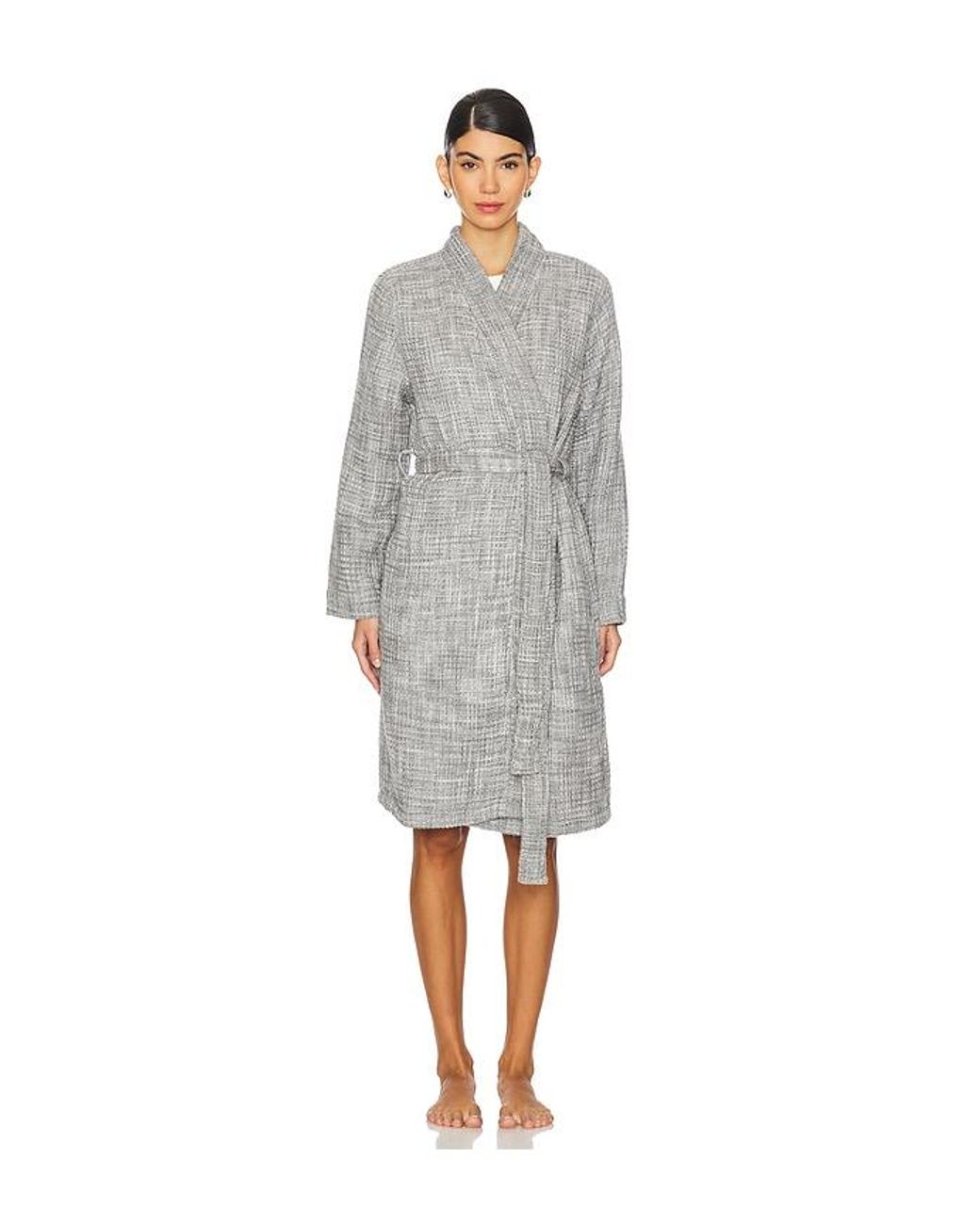 Parachute Black Waffle Robe