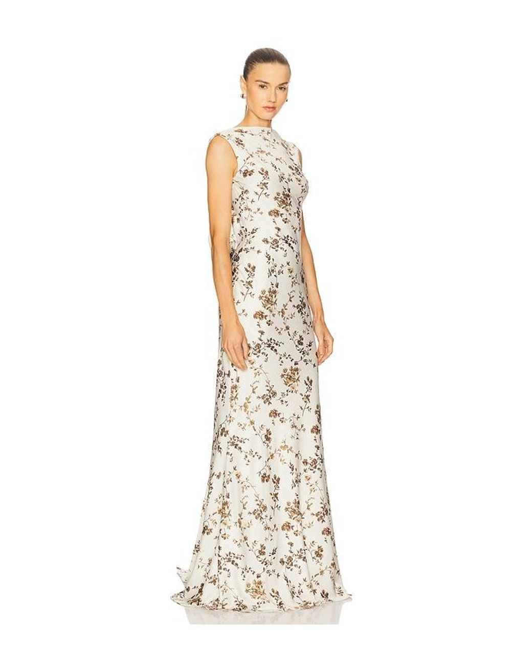 SAU LEE White Callie Gown