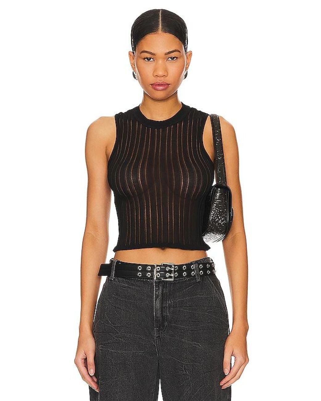 superdown Black Riley Top