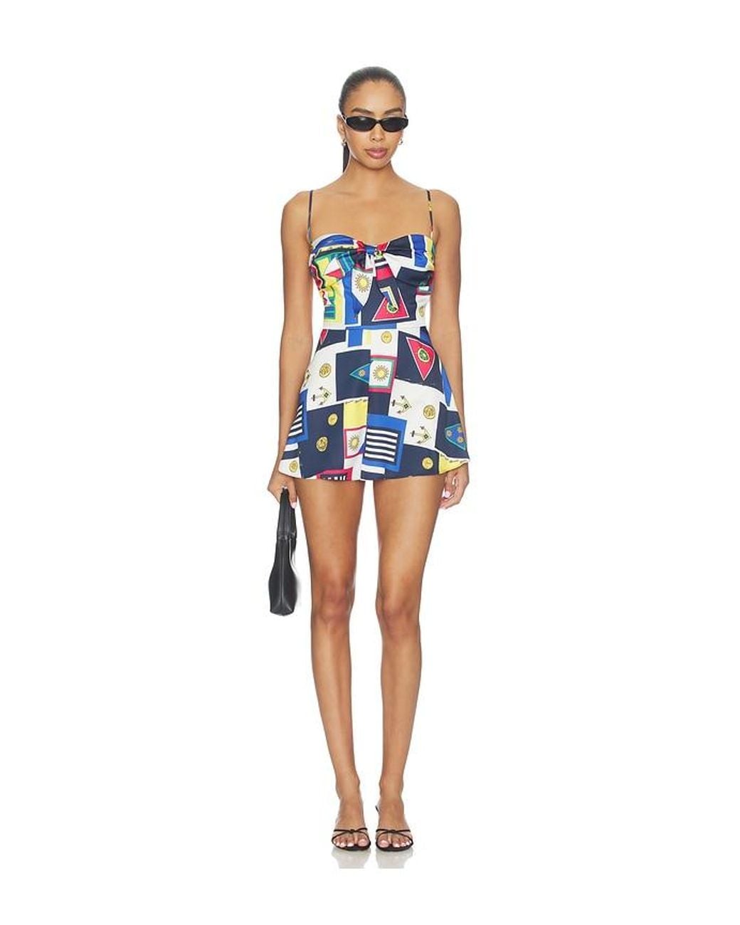 SER.O.YA Blue Laurell Romper
