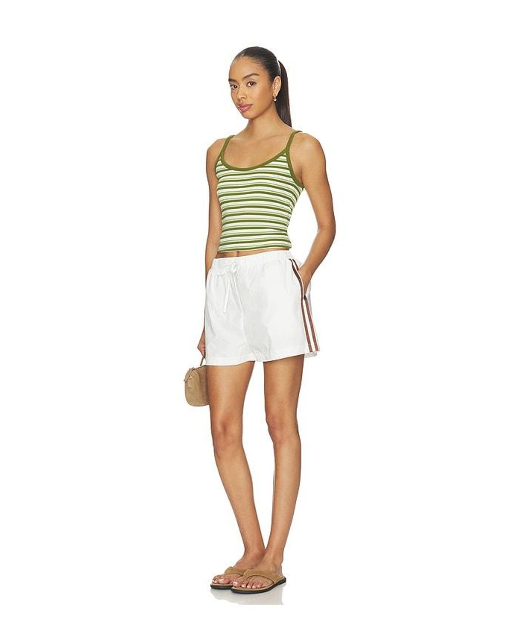 Madison The Label White Sammi Short