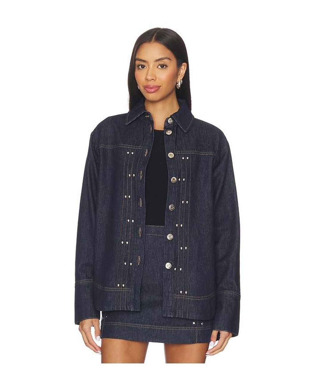 ALIGNE Blue Fog Denim Shirt