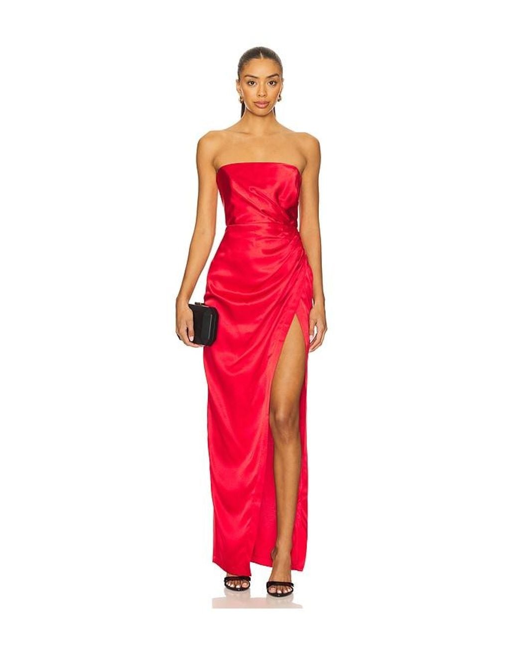 Nookie Red X Revolve Alina Gown