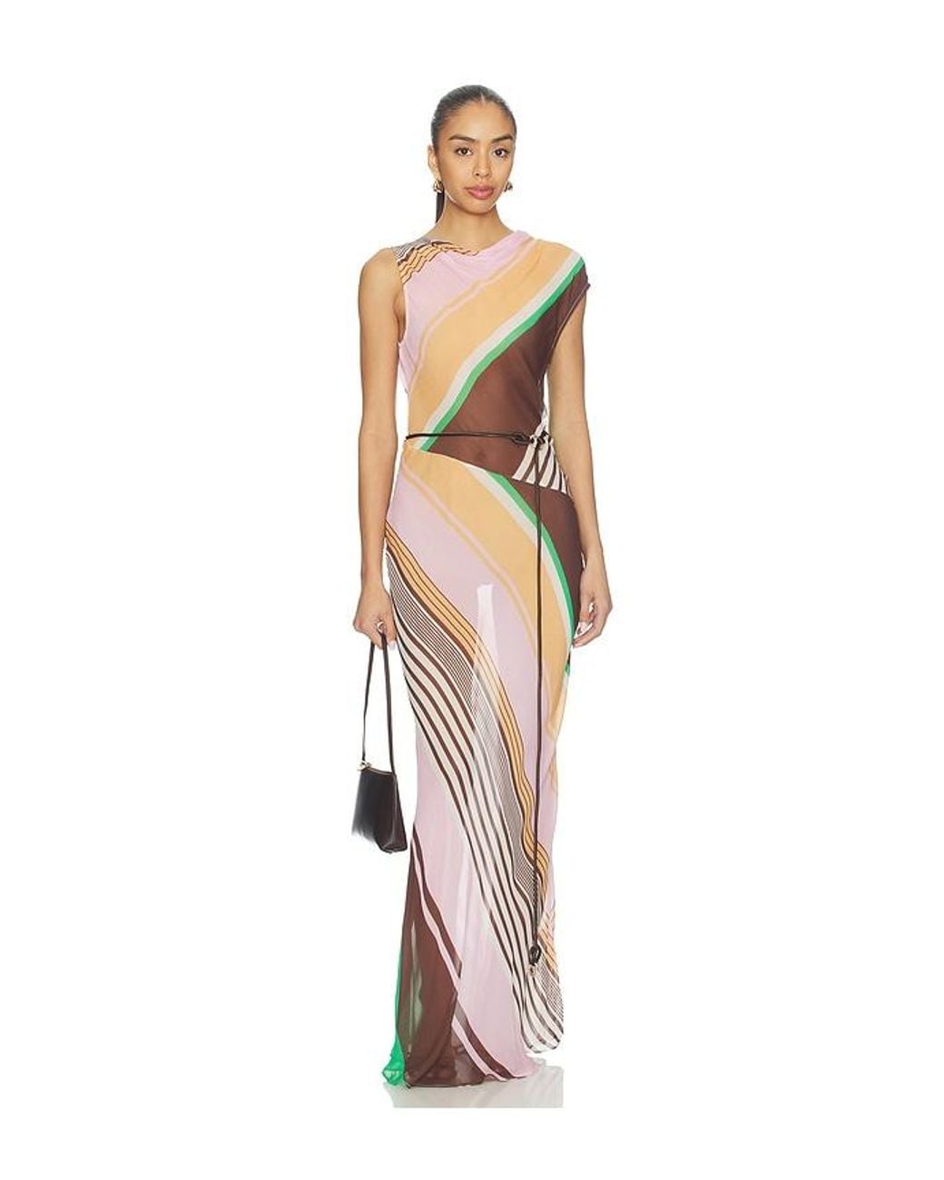 ROAME. Multicolor Capri Maxi Dress